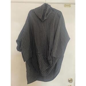 kedem sasson kedemsasson Striped Hooded Pullover Tunic for Women